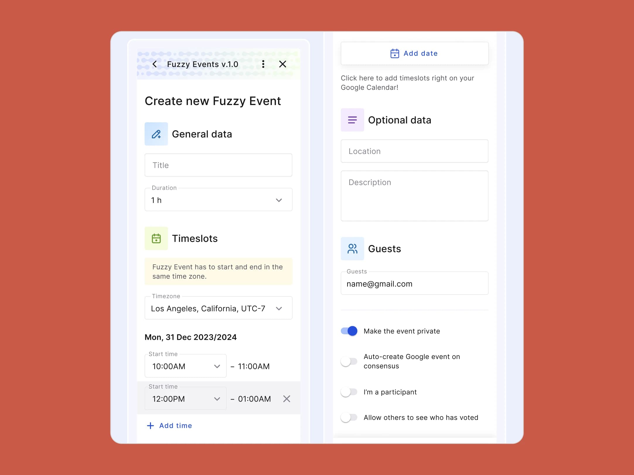 Sidebar Poll Creator