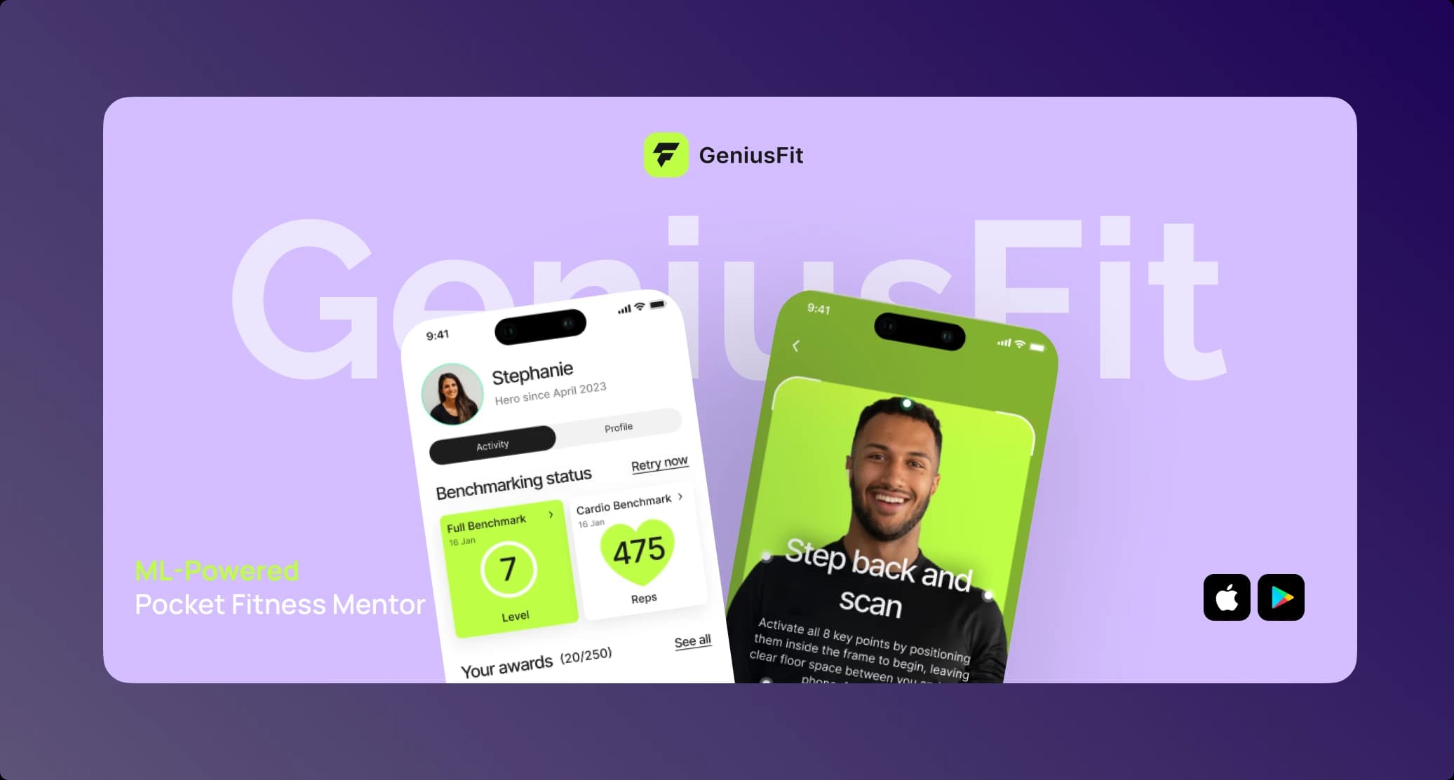 GeniusFit — ML-powered pose tracking and adaptive workout interface
