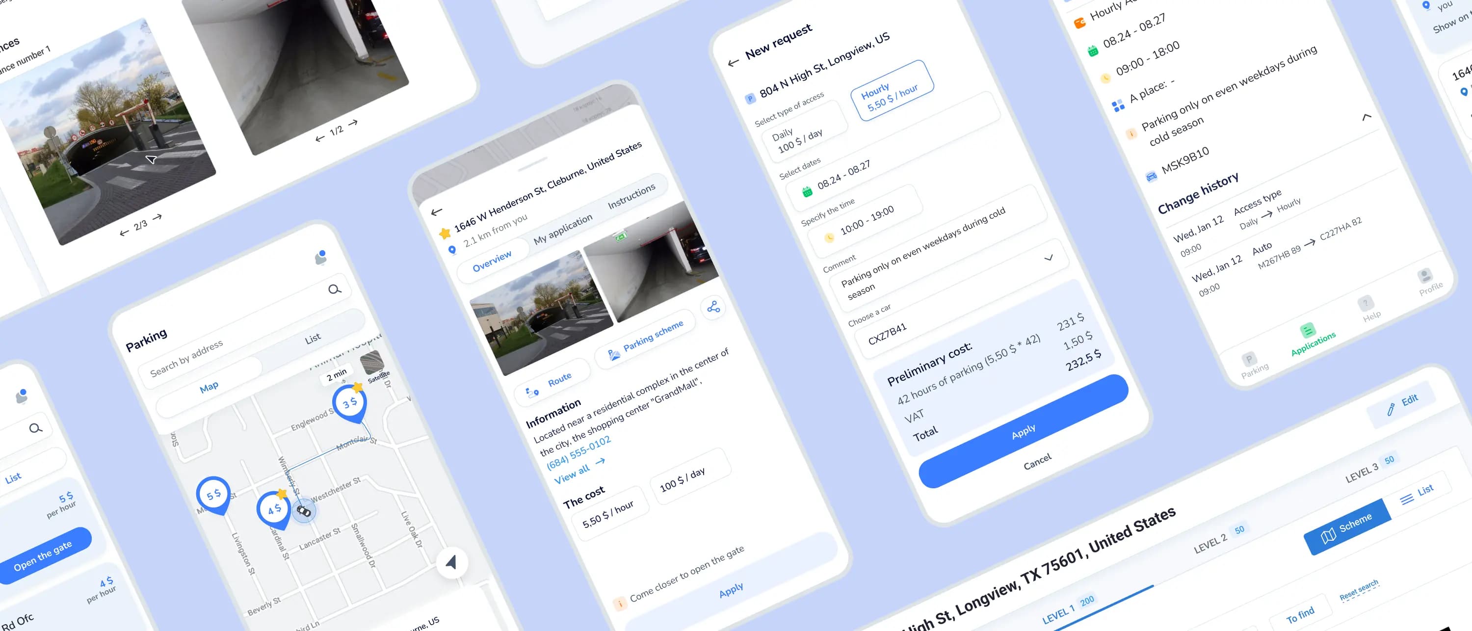 Smart Parking — SaaS platform for parking spot management and driver app