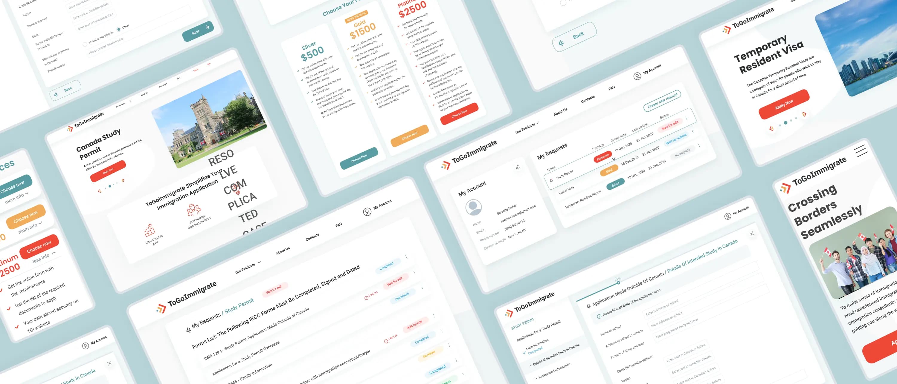 TGI — Canadian study permit and visa application platform with lawyer oversight
