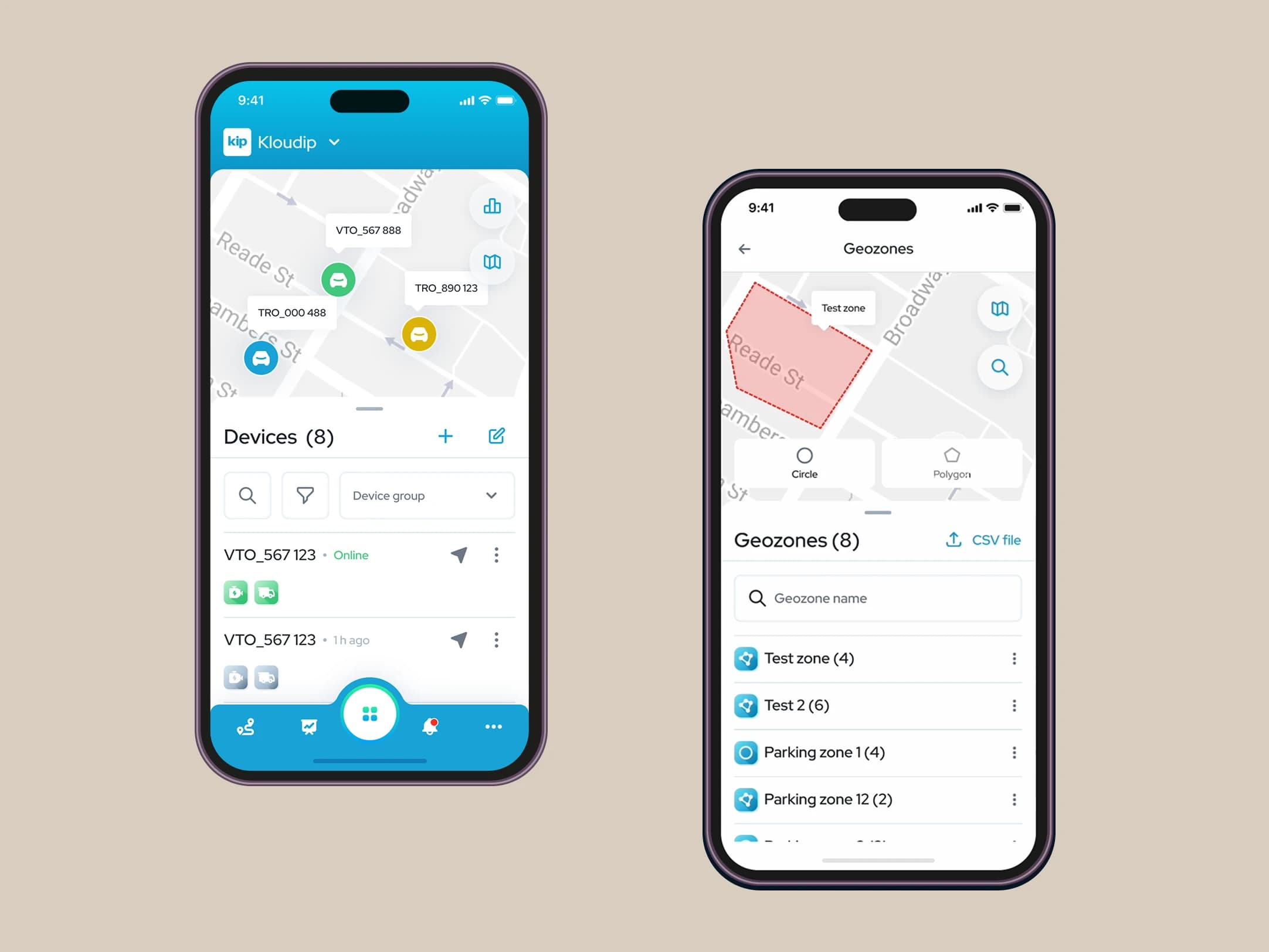 Real-Time Tracking interface