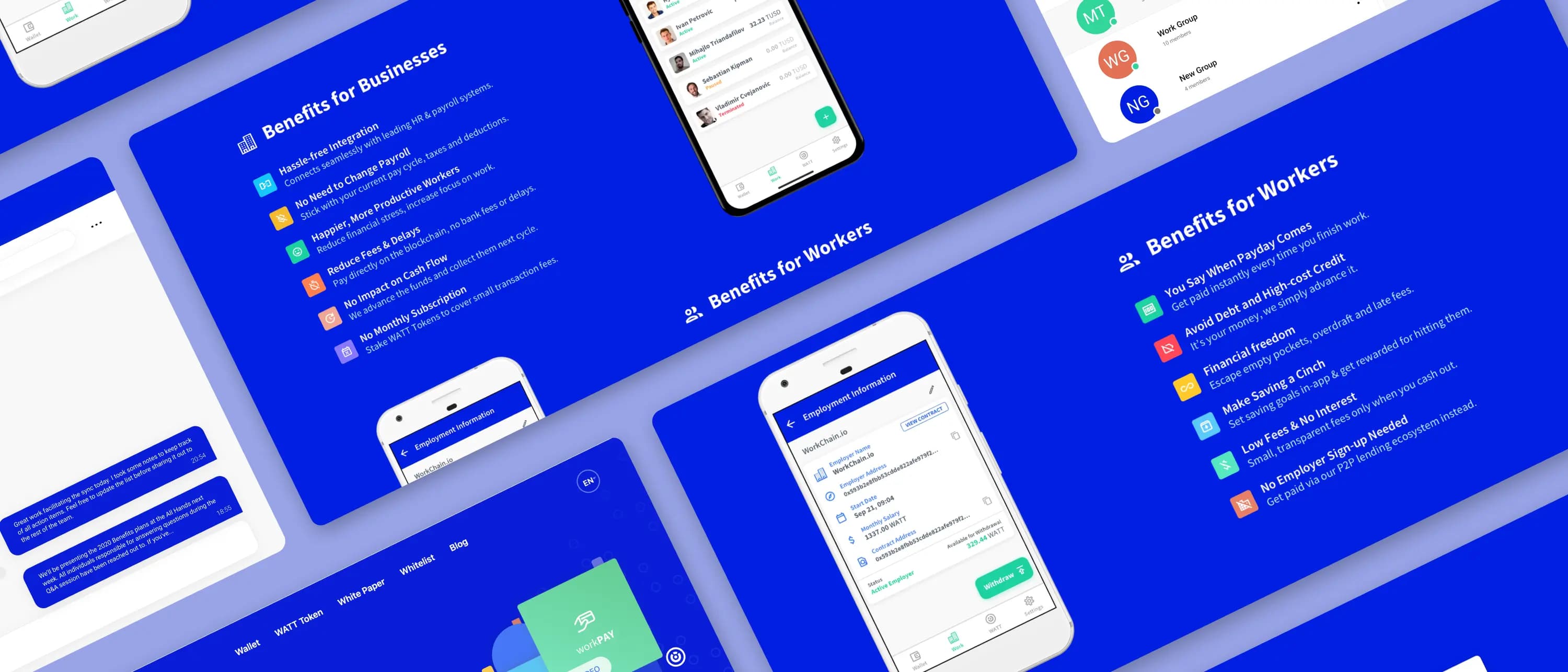 Workchain — Blockchain payroll platform with real-time stablecoin payments and smart contracts